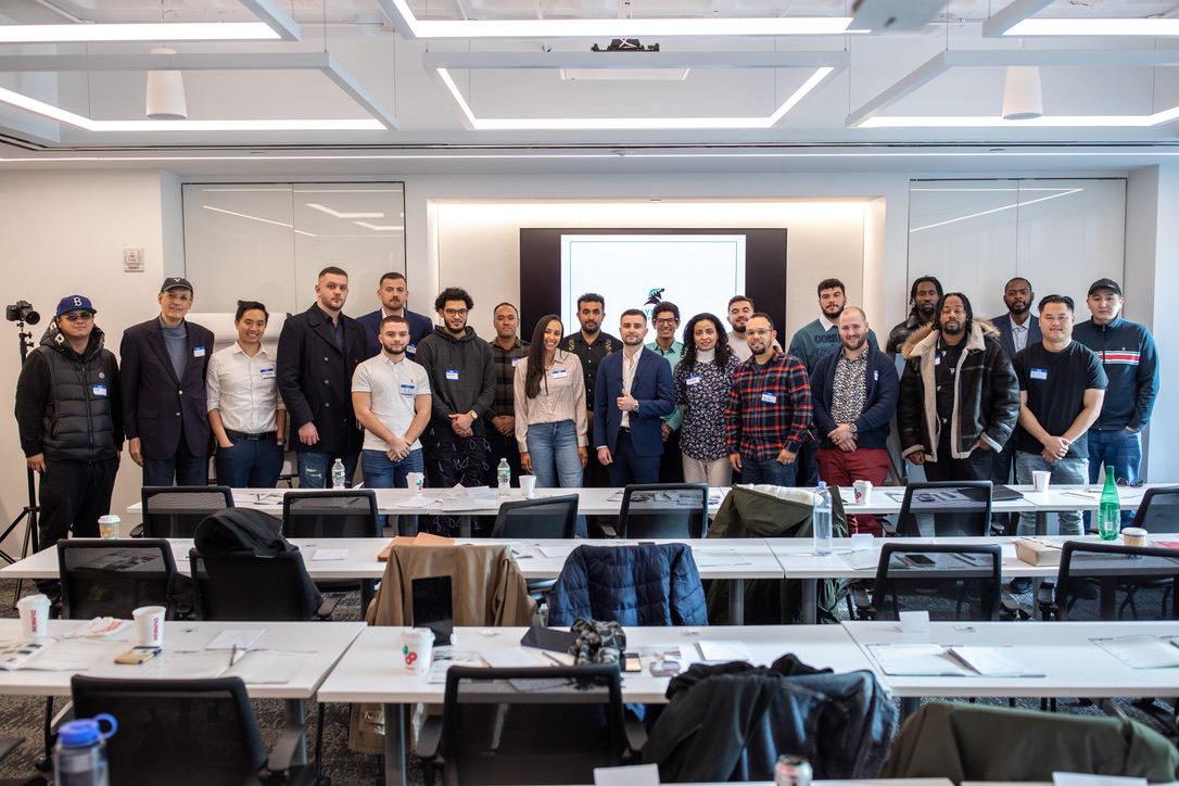 A live workshop session in New York